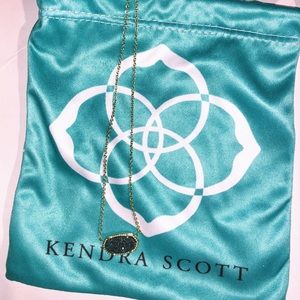 Dark rainbow crystal genuine Kendra Scott necklace